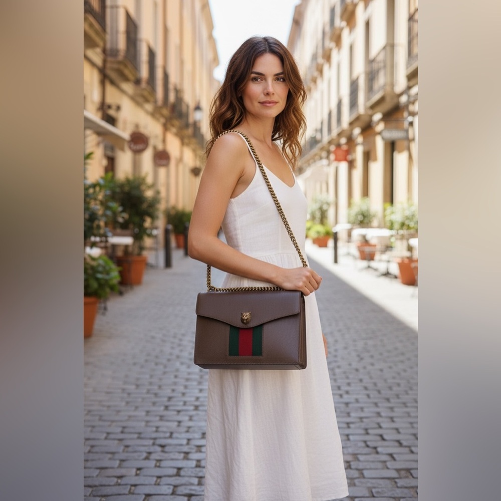 Gucci Animalier Tiger Head Shoulder Bag